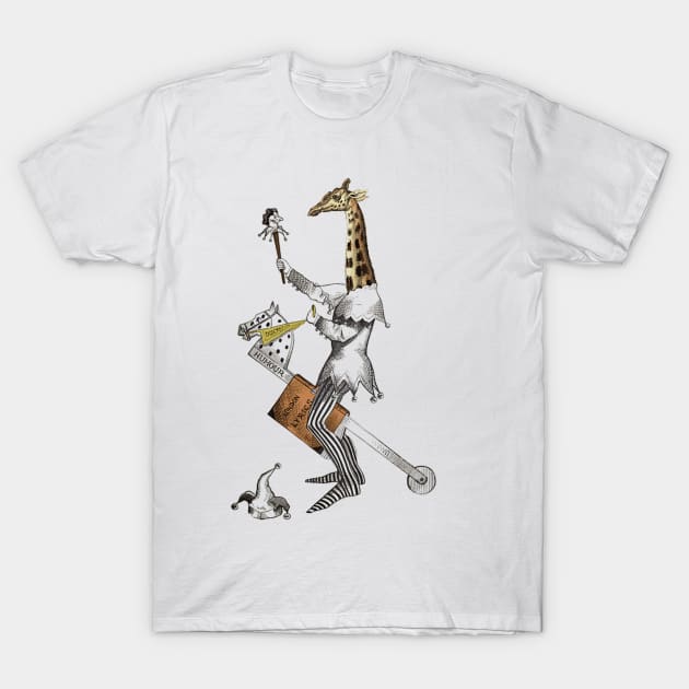 giraffe jester T-Shirt by ysmnlettering